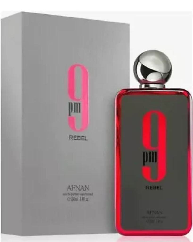 Afnan 9PM Rebel Eau de Parfum Spray Unisex 3.4 Oz / 100ml (NEW LAUNCH)