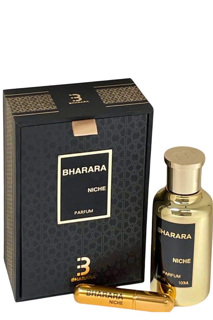 BHARARA NICHE BY BHARARA PARFUM 3.4 + MINI PERFUME REFILLABLE